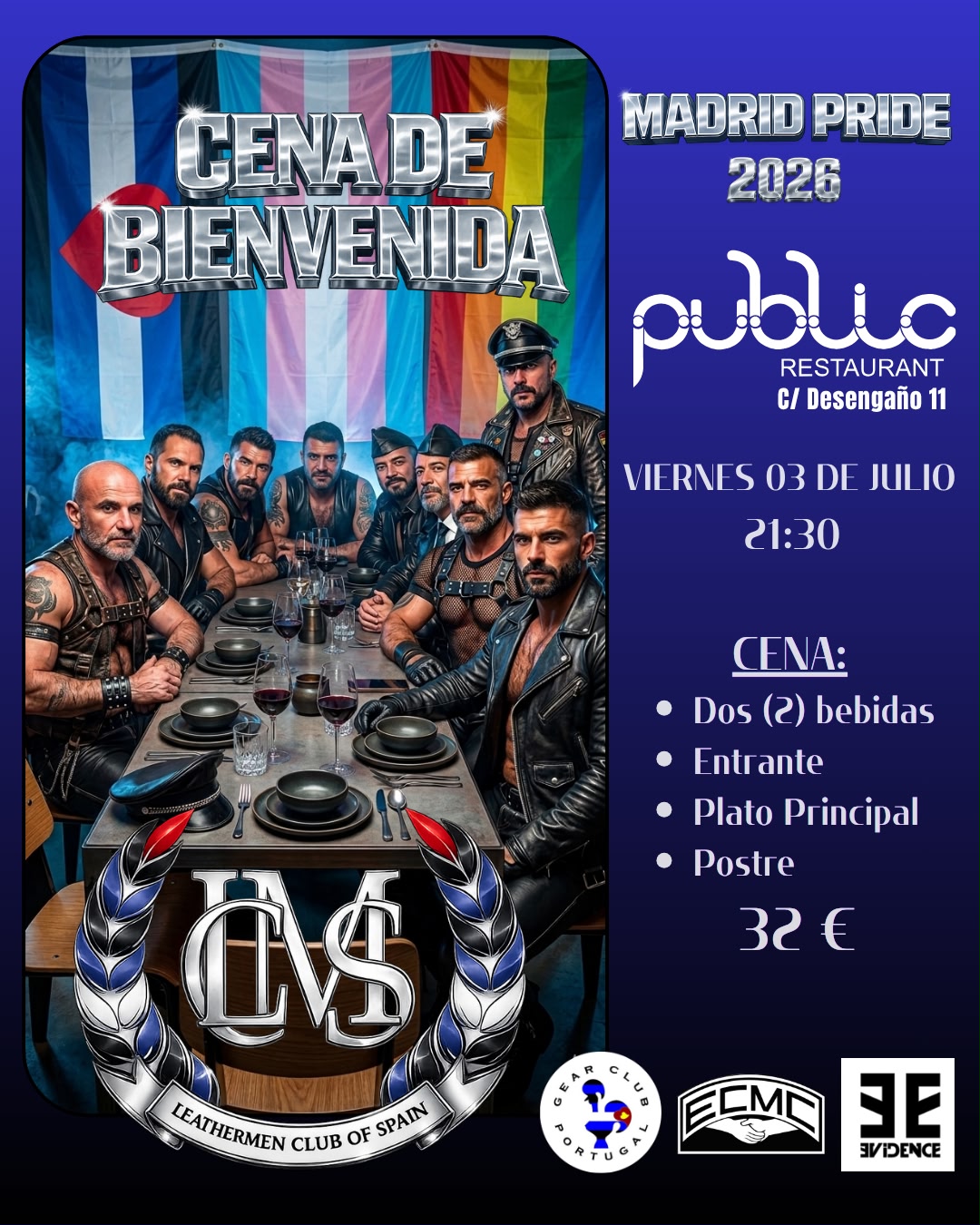 Welcome dinner - Madrid Pride 2026